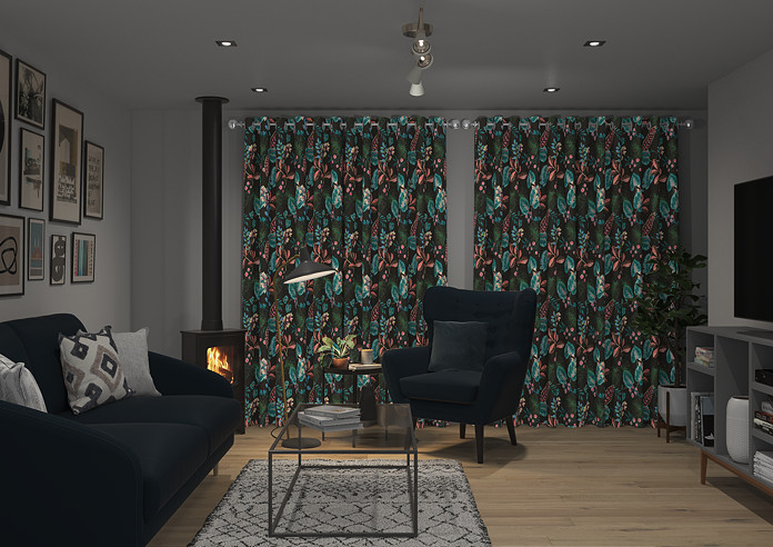 Fandango, Zinc - Made to Measure Curtains - Image 7